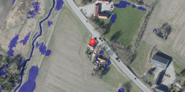 Ekstrem regn på Haslevvej 380, 4100 Ringsted