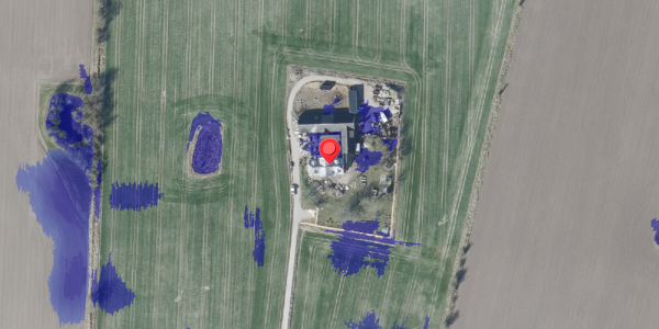 Ekstrem regn på Haslevvej 403, 4100 Ringsted