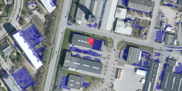 Ekstrem regn på Industriparken 2, 4100 Ringsted