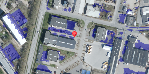 Ekstrem regn på Industriparken 4, 4100 Ringsted