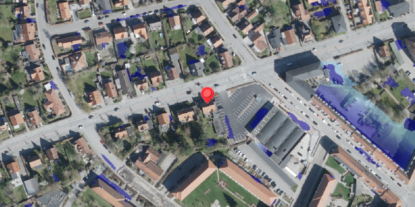 Ekstrem regn på Jyllandsgade 15, 4100 Ringsted