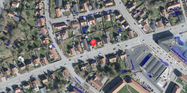 Ekstrem regn på Jyllandsgade 30, 4100 Ringsted