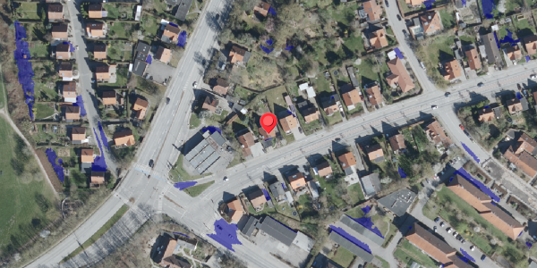 Ekstrem regn på Jyllandsgade 50, 4100 Ringsted