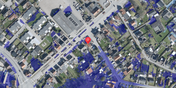Ekstrem regn på Roskildevej 124, . , 4100 Ringsted