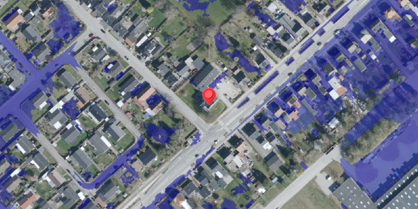 Ekstrem regn på Roskildevej 211, 4100 Ringsted
