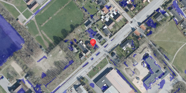 Ekstrem regn på Roskildevej 259, . , 4100 Ringsted