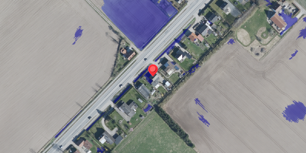 Ekstrem regn på Roskildevej 368, . , 4100 Ringsted