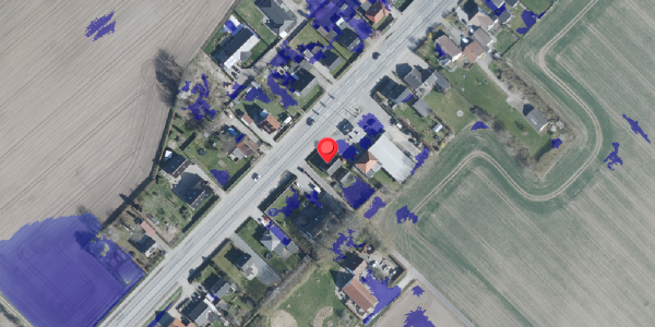 Ekstrem regn på Roskildevej 396, 4100 Ringsted