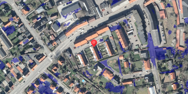 Ekstrem regn på Bredegade 57, 4200 Slagelse