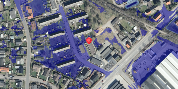 Ekstrem regn på Brydes Alle 16K, . , 4200 Slagelse