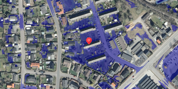 Ekstrem regn på Brydes Alle 21, 4200 Slagelse
