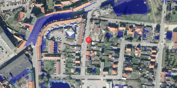 Ekstrem regn på Fredensgade 3, 4200 Slagelse