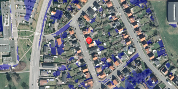 Ekstrem regn på Hostrupsgade 7, 4200 Slagelse
