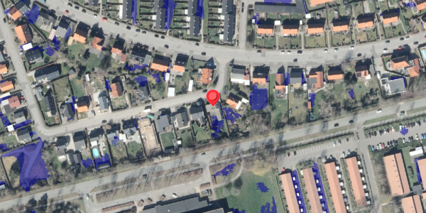 Ekstrem regn på Irisvej 3, 4200 Slagelse