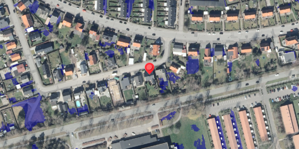 Ekstrem regn på Irisvej 5, 4200 Slagelse