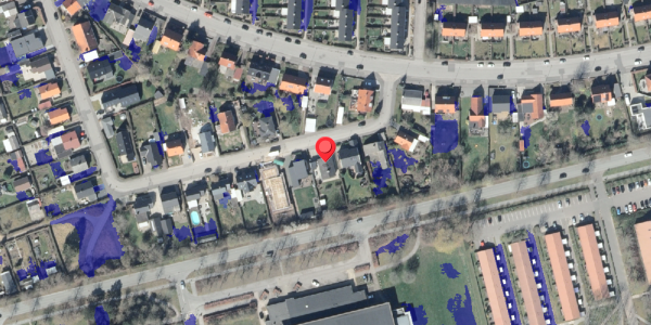 Ekstrem regn på Irisvej 7, 4200 Slagelse