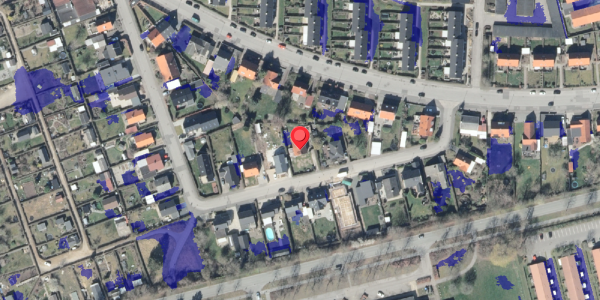 Ekstrem regn på Irisvej 10, 4200 Slagelse