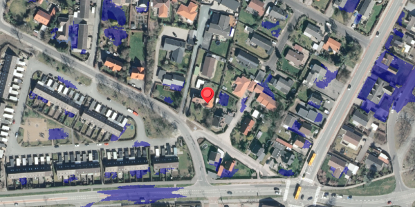 Ekstrem regn på Lillevangsvej 2, 4200 Slagelse