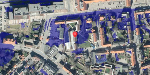 Ekstrem regn på Svendsgade 148, 4200 Slagelse