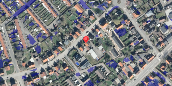 Ekstrem regn på Vestergade 11, 4200 Slagelse