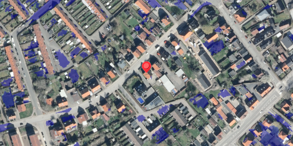 Ekstrem regn på Vestergade 13, 4200 Slagelse