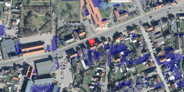 Ekstrem regn på Hovedgaden 43, 4520 Svinninge