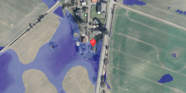 Ekstrem regn på Åmosevej 109, 4440 Mørkøv