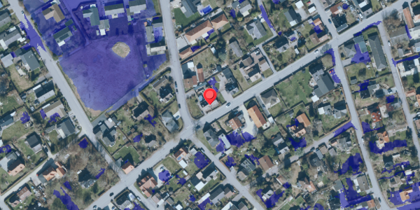 Ekstrem regn på Hovedgaden 69, 4654 Faxe Ladeplads