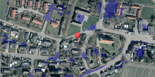 Ekstrem regn på Stadionvej 1, 4895 Errindlev