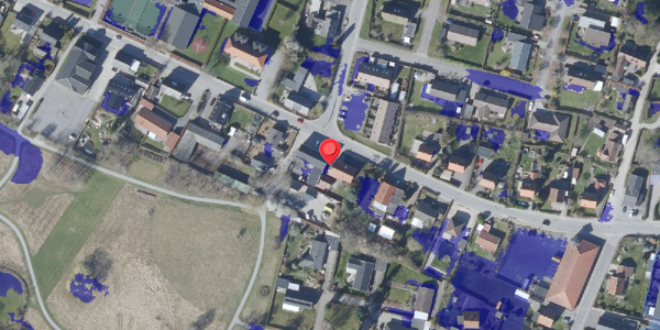 Ekstrem regn på Holmegaardsvej 70, 4684 Holmegaard