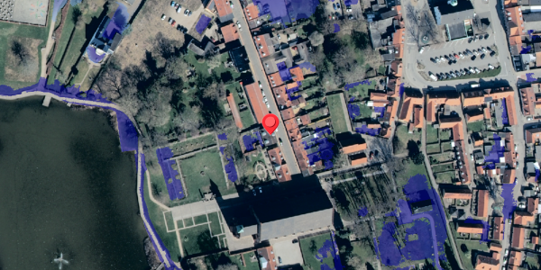 Ekstrem regn på Klostergade 14, 4930 Maribo