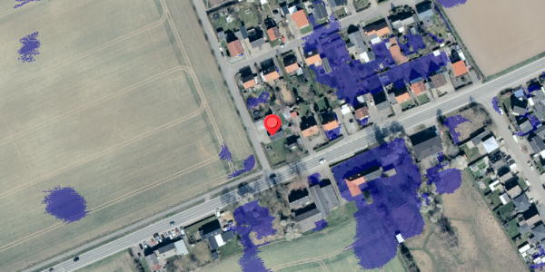Ekstrem regn på Nyvej 2, 4930 Maribo