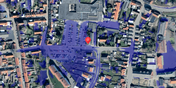 Ekstrem regn på Torvegade 9, 4930 Maribo