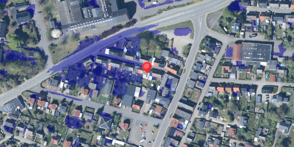 Ekstrem regn på Fabriksgade 15, . , 4780 Stege