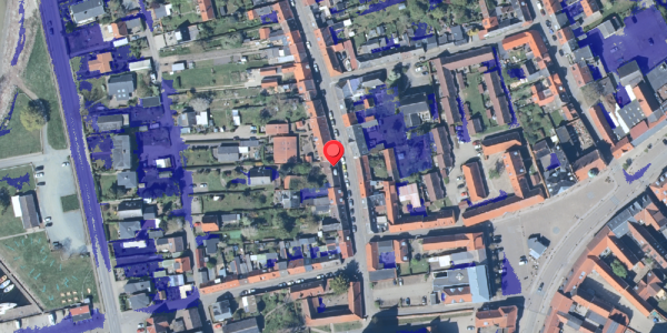Ekstrem regn på Langgade 13, 4780 Stege