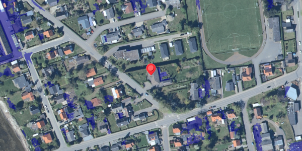 Ekstrem regn på Nymarksvej 2, 4780 Stege