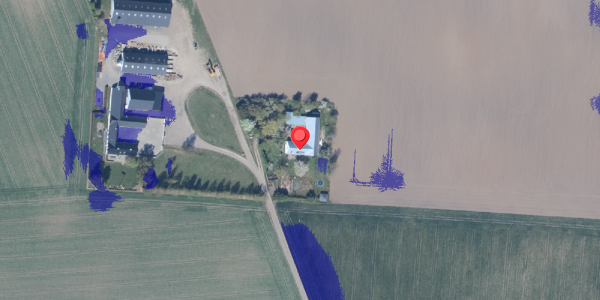 Ekstrem regn på Pollerupvej 21, 4780 Stege
