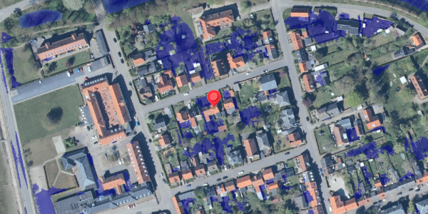 Ekstrem regn på Sofievej 3, 4780 Stege