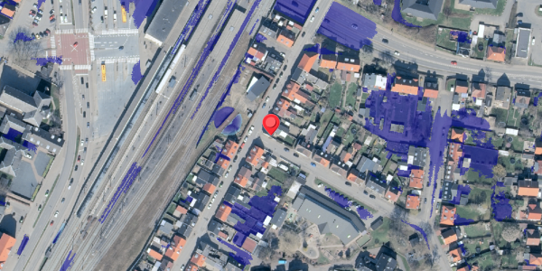 Ekstrem regn på Sofiegade 1, 4800 Nykøbing F