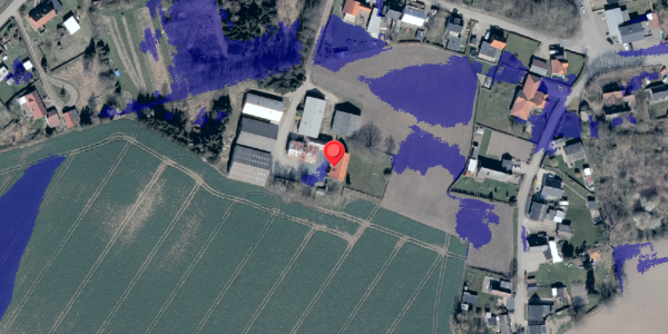 Ekstrem regn på Froensevej 13, 4863 Eskilstrup