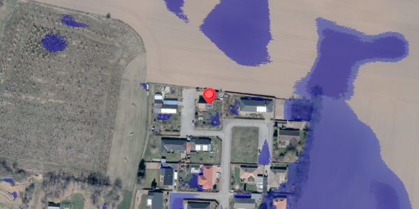 Ekstrem regn på Irisvej 2, 4863 Eskilstrup