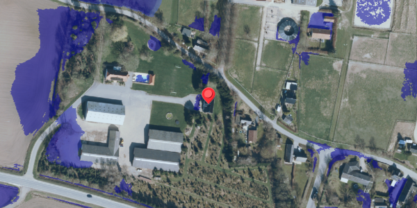 Ekstrem regn på Olstrupvej 21, 4690 Haslev