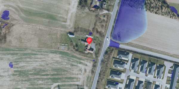 Ekstrem regn på Vordingborgvej 394, 4690 Haslev