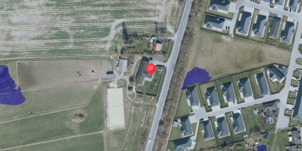 Ekstrem regn på Vordingborgvej 398, 4690 Haslev