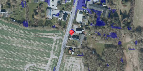 Ekstrem regn på Vordingborgvej 429, 4690 Haslev