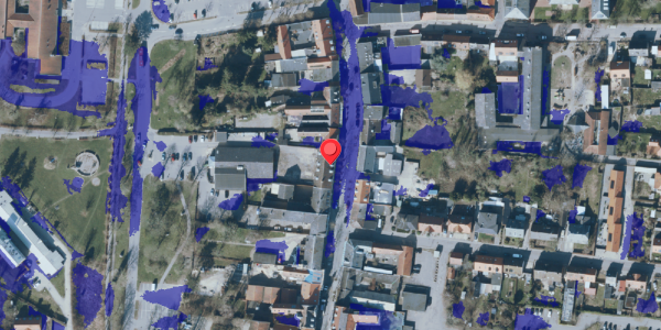 Ekstrem regn på Algade 23, 4660 Store Heddinge