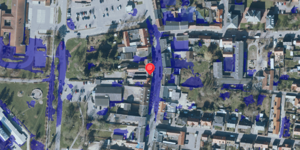Ekstrem regn på Algade 27, 4660 Store Heddinge