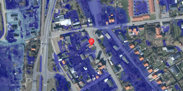 Ekstrem regn på Danmarksgade 4, 4874 Gedser