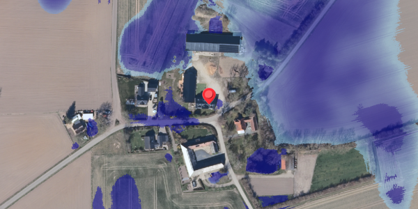 Ekstrem regn på Hellersvej 1, 4872 Idestrup
