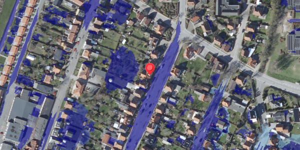 Ekstrem regn på Boulevarden 39, 4760 Vordingborg